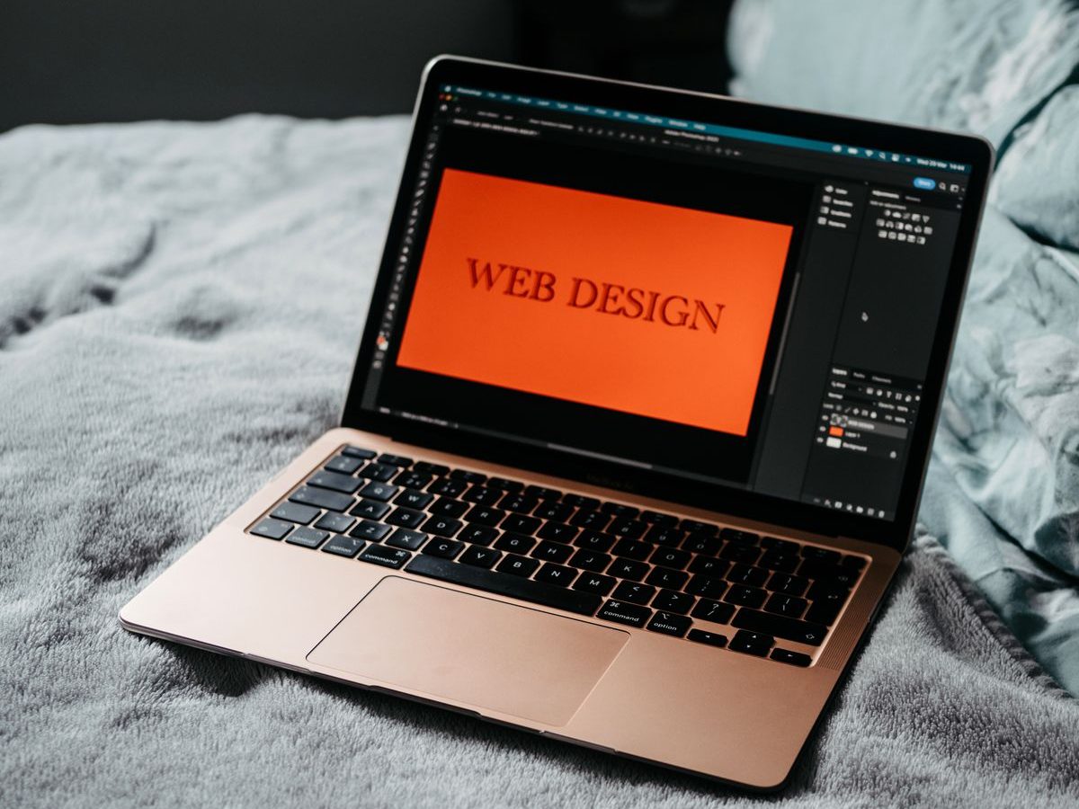Before and after comparison of an outdated business website versus a modern StarBlaze-designed website